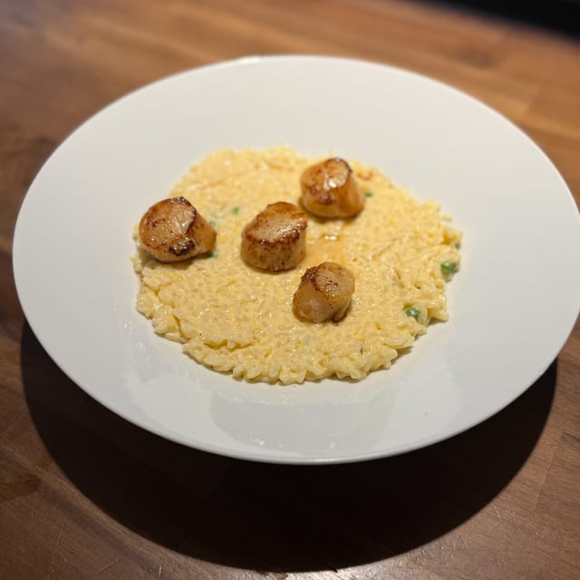 Scallops Risotto.