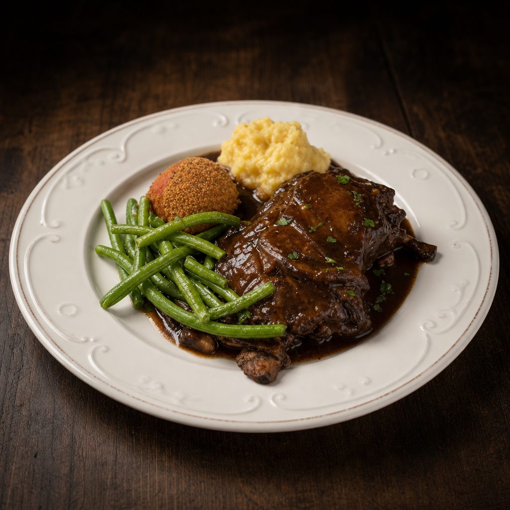 Beef Bourguignon.