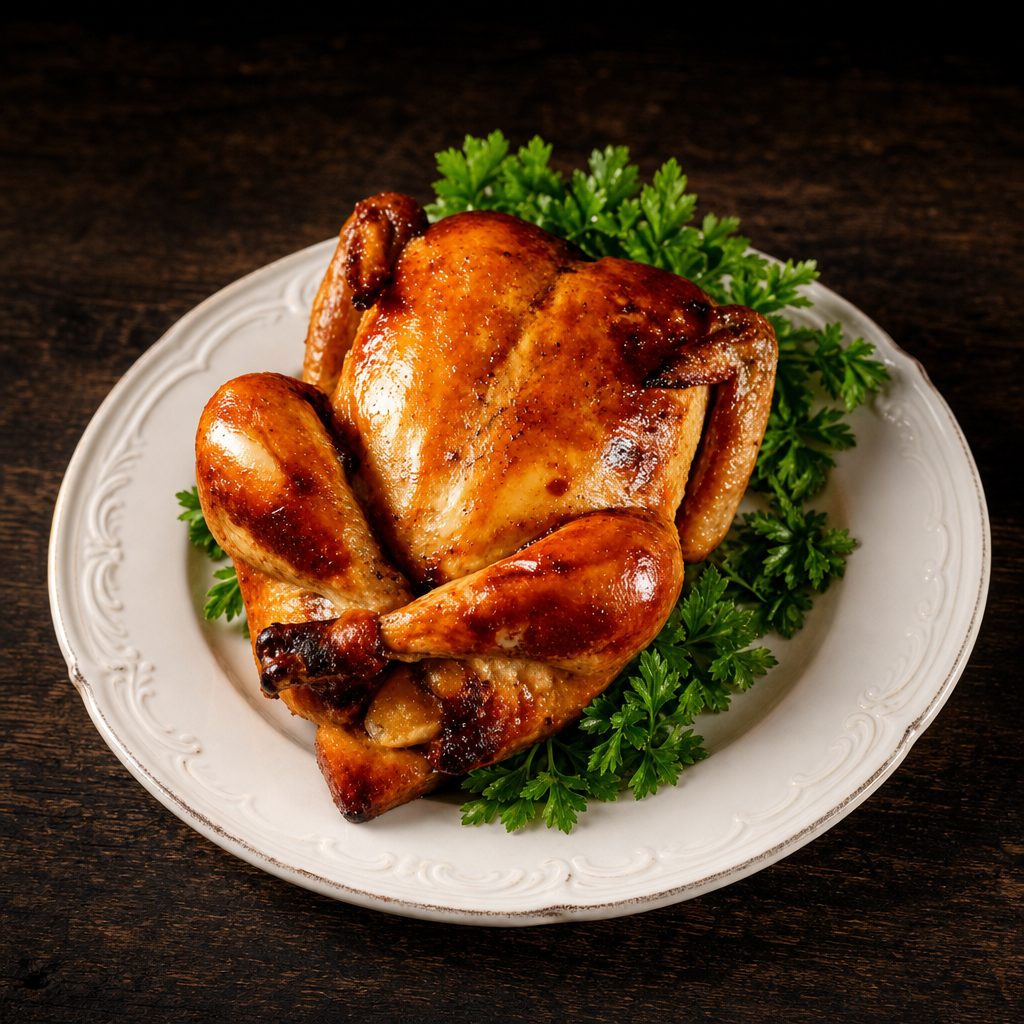 Half Roasted Chicken.