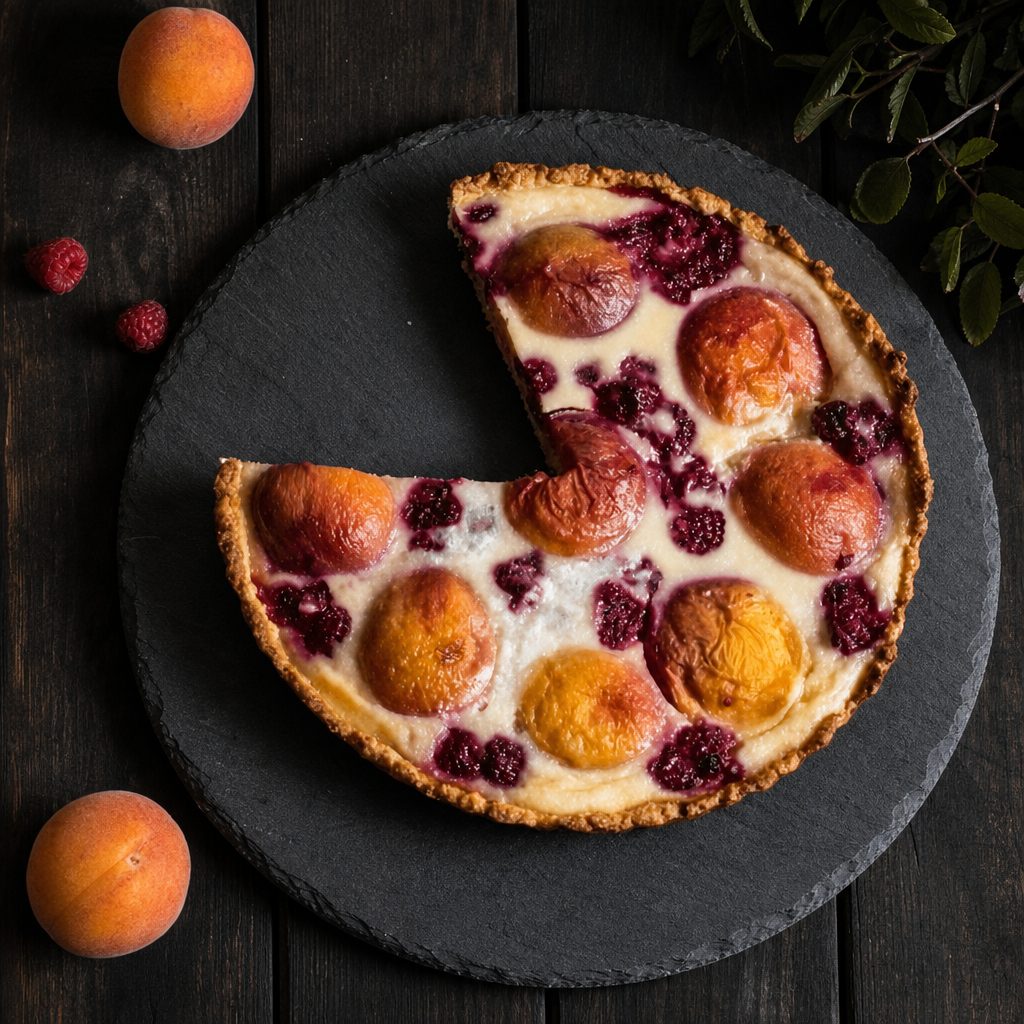 Large Rustic Fruit Tart.