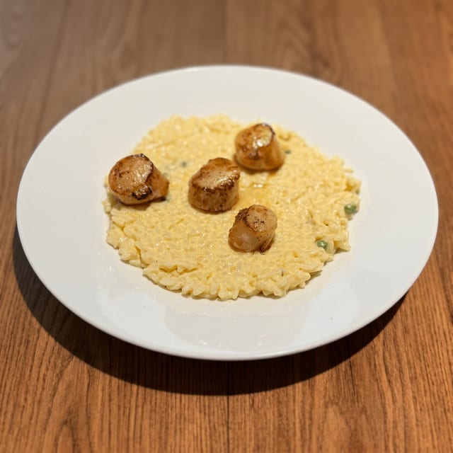 Scallops Risotto.