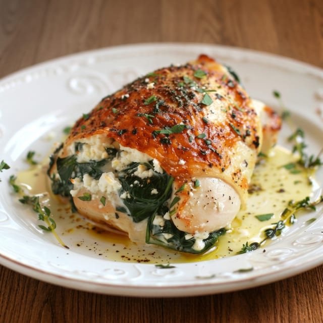 Crabmeat Stuffed Branzino Fillet.