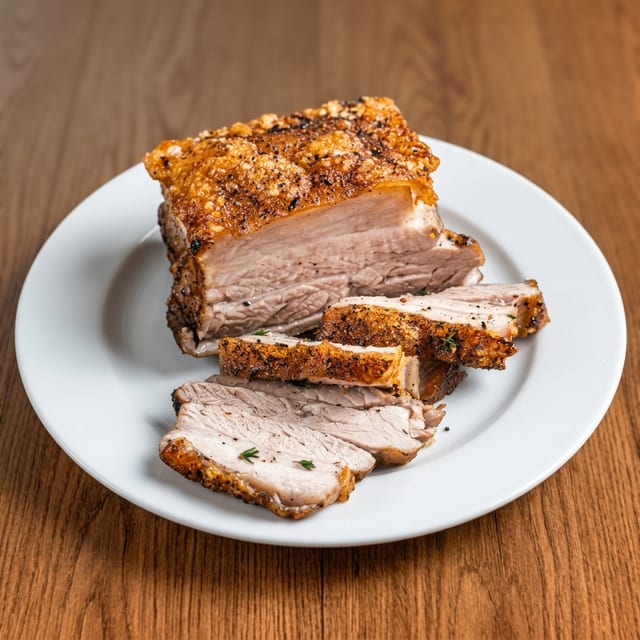 Slow Roasted Pork Belly.