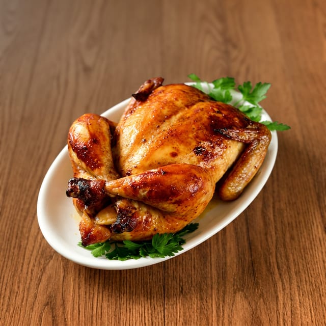 Half Roasted Chicken.