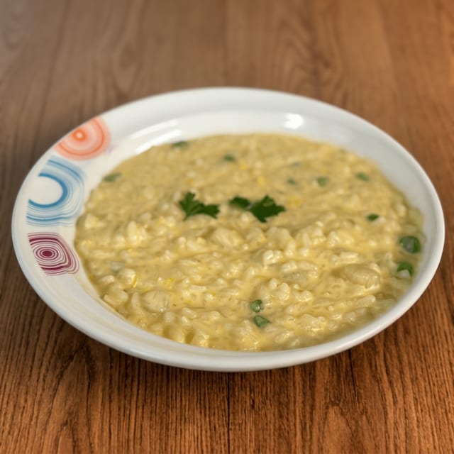 Risotto with Bay Baby Scallops.